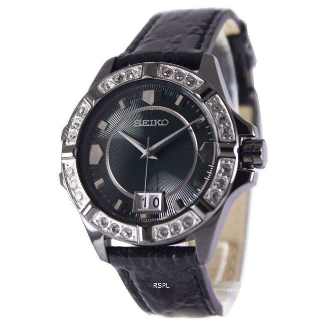 Seiko Quartz Crystals Rose Gold SUR805P1 SUR805P Women's Watch
