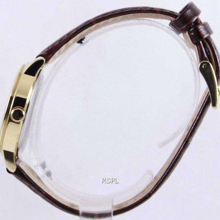 Seiko Quartz Leather Strap SUR822P1 SUR822P Womens Watch