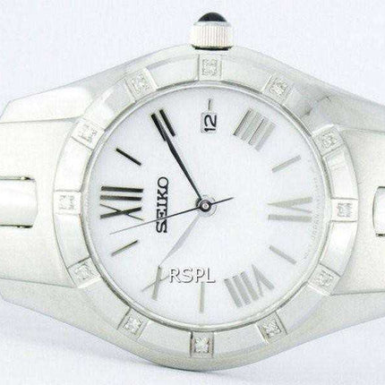 Seiko Quartz Diamond Accent SXDB53 SXDB53P1 SXDB53P Women's Watch
