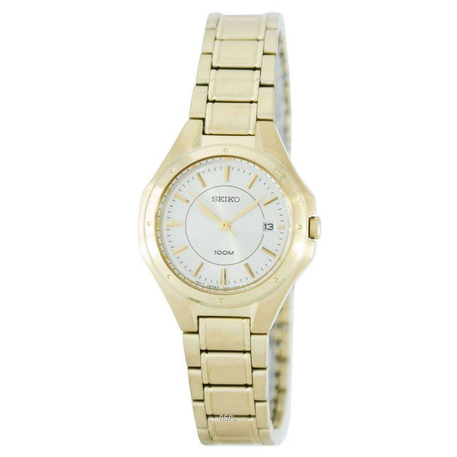 Seiko Quartz 100M SXDE16 SXDE16P1 SXDE16P Women's Watch