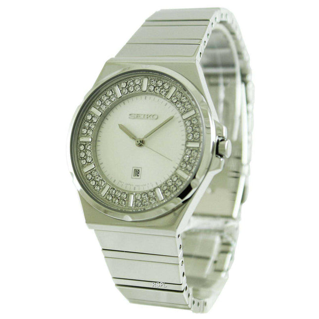 Seiko Quartz Crystal Set Dial SXDF71P1 SXDF71P Womens Watch