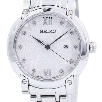 Seiko Quartz Diamond Accent SXDG79 SXDG79P1 SXDG79P Womens Watch