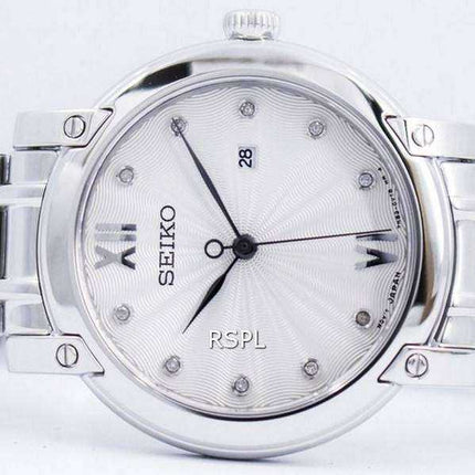 Seiko Quartz Diamond Accent SXDG79 SXDG79P1 SXDG79P Womens Watch