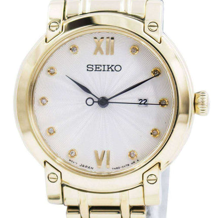 Seiko Quartz Diamond Accent SXDG80 SXDG80P1 SXDG80P Womens Watch