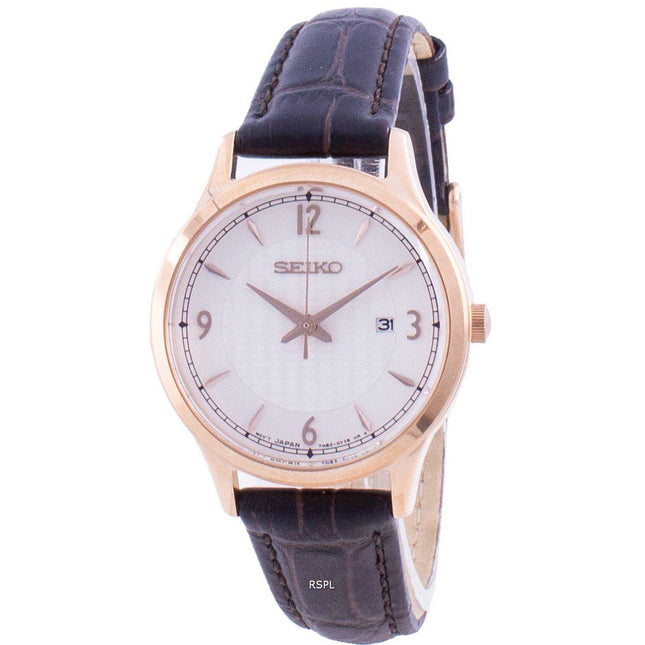 Seiko Neo Classic Calf Leather Quartz SXDG98 SXDG98P1 SXDG98P 100M Women's Watch