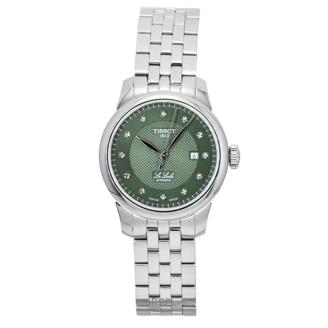 Tissot Le Locle Stainless Steel Green Dial Automatic T006.207.11.096.00 Women's Watch