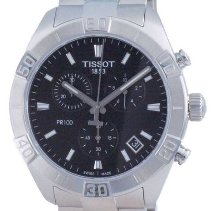 Tissot PR 100 Sport Chronograph Quartz T101.617.11.051.00 T1016171105100 100M Men's Watch