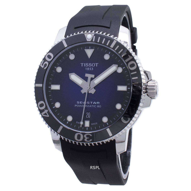 Tissot T-Sport Seastar 1000 T120.407.17.041.00 T1204071704100 Powermatic 80 Automatic 300M Men's Watch