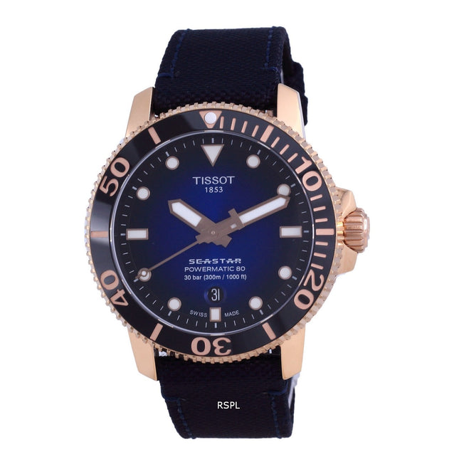 Tissot T-Sport Seaster 1000 Powermatic 80 Diver's Automatic T120.407.37.041.00 T1204073704100 300M Men's Watch