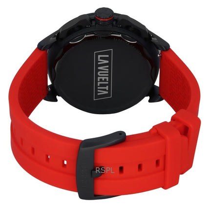 Tissot T-Race Vuelta Chronograph Silicone Strap Black Dial Quartz T135.417.37.051.04 100M Men's Watch