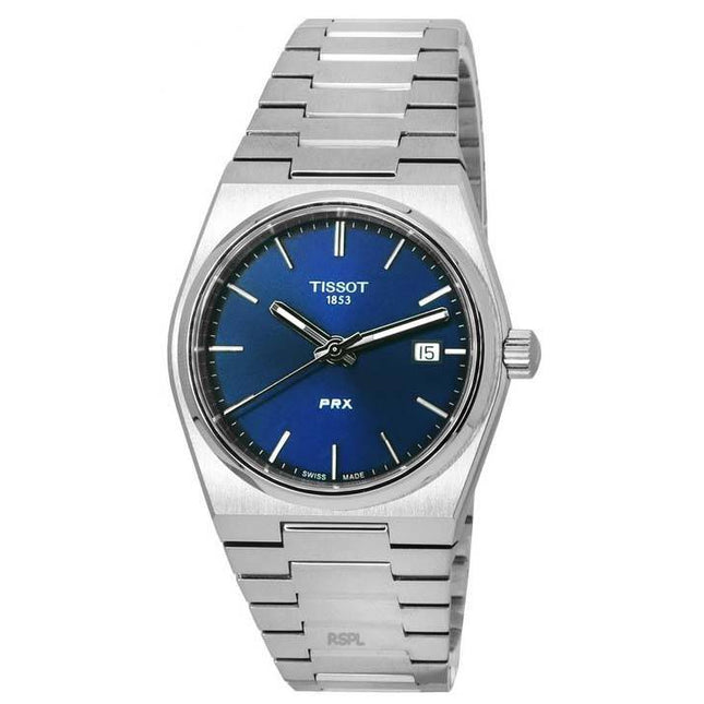 Tissot PRX T-Classic Stainless Steel Blue Dial Quartz T137.210.11.041.00 T1372101104100 100M Unisex Watch