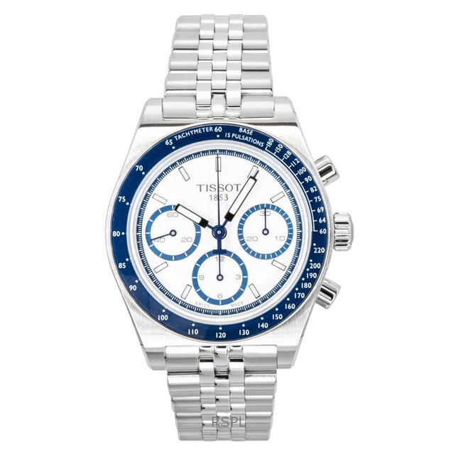 Tissot PR516 Chronograph Stainless Steel White Dial Automatic T149.462.11.011.00 100M Men's Watch