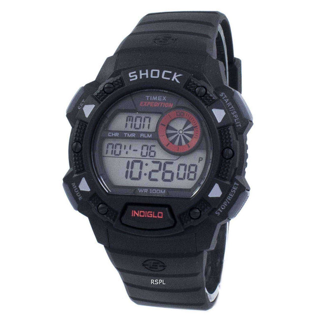 Timex Expedition Antichoc De Base Shock Indiglo Digital T49977 Men's Watch