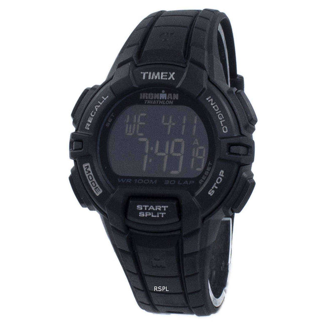 Timex Sports Ironman Triathlon Rugged 30 Lap Indiglo Digital T5K793 Men's Watch