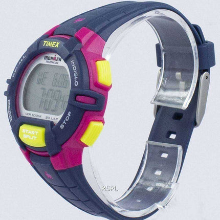 Timex Sports Ironman Triathlon Rugged 30 Lap Indiglo Digital T5K813 Women's Watch