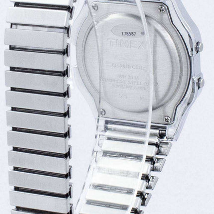 Timex Timeless Classic Indiglo Chronograph Alarm Digital T78587 Men's Watch