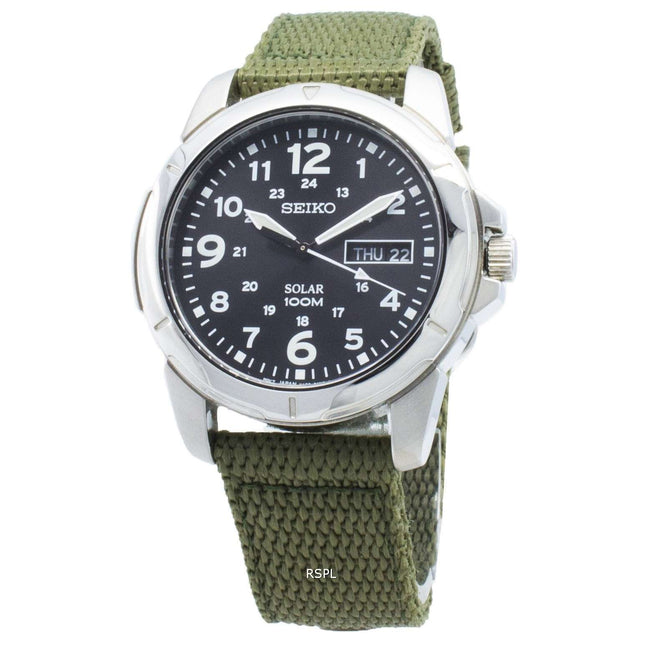 Refurbished Seiko Solar Sports SNE095 SNE095P2 SNE095P Analog Men's Watch