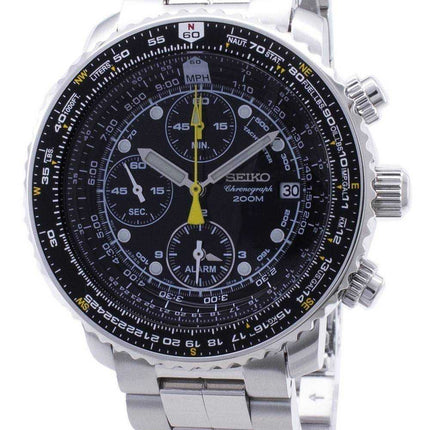 Refurbished Seiko Pilot's Flight Master Quartz SNA411 SNA411P1 SNA411P 200M Men's Watch