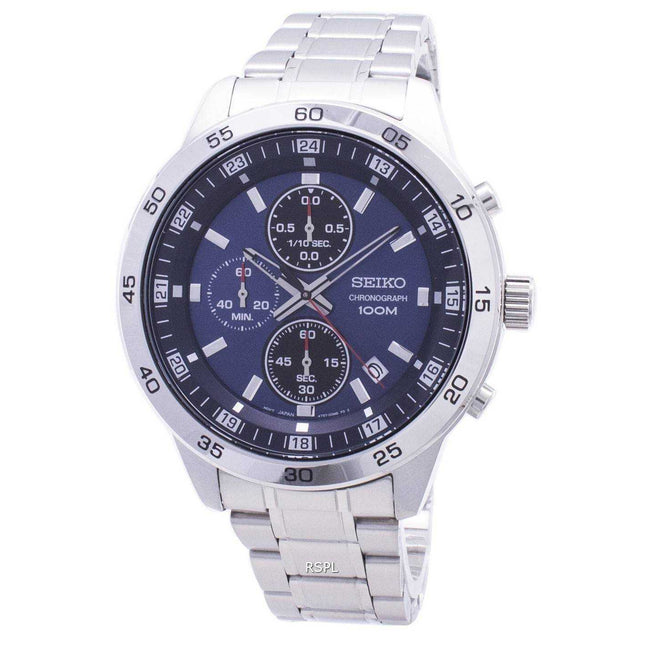 Refurbished Seiko Chronograph Quartz Analog SKS639 SKS639P1 SKS639P Men's Watch