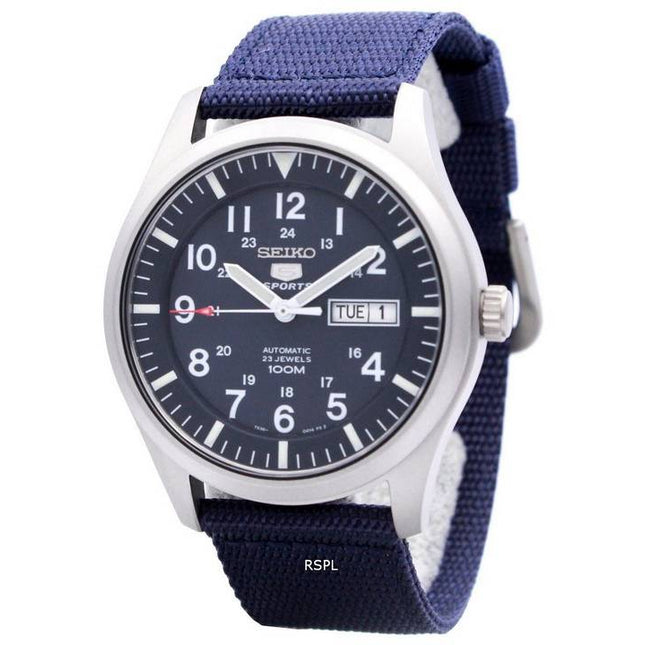 Refurbished Seiko 5 Sports Blue Dial Automatic SNZG11 SNZG11K1 SNZG11K 100M Men's Watch