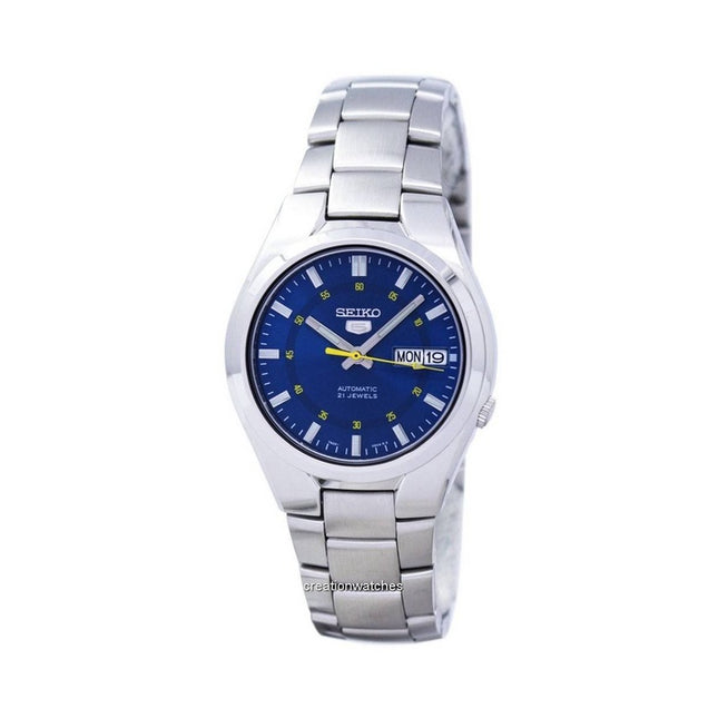 Refurbished Seiko 5 Sports Stainless Steel Blue Dial Automatic SNK615K1 Men's Watch