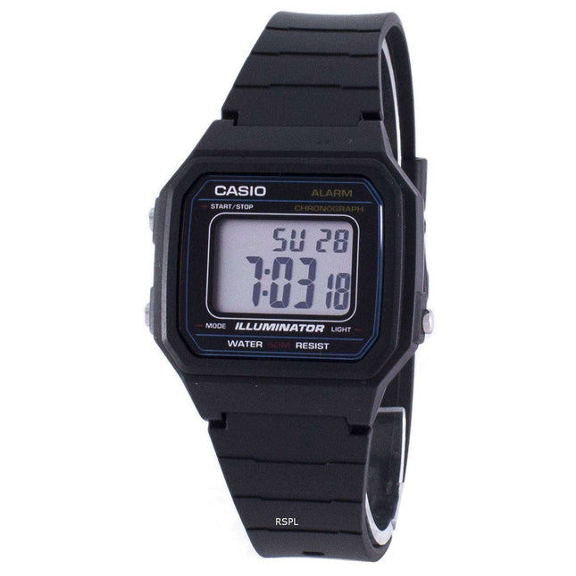 Casio Classic Illuminator Chronograph Alarm W-217H-1AV W217H-1AV Men's Watch