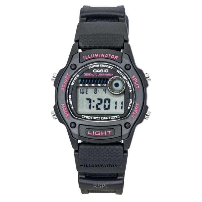 Casio Standard Digital Bio-Based Resin Strap Quartz W-220H-1A2V Unisex Watch
