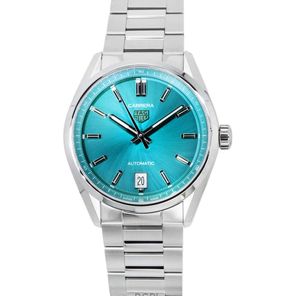 TAG Heuer Carrera Stainless Steel Turquoise Blue Dial Automatic WBN2316.BA0001 Women's Watch