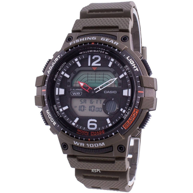 Casio Youth WSC-1250H-3AV Quartz Moon Phase Men's Watch