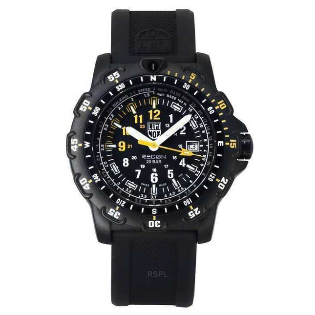 Luminox RECON Point Man Heritage Rubber And Nylon Strap Black Dial Quartz XL.8825.H.SET 100M Men's Watch