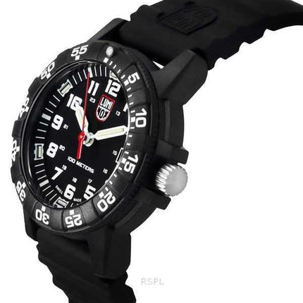 Luminox Leatherback Sea Turtle Silicone Strap Black Dial Quartz XS.0301.L 100M Mens Watch