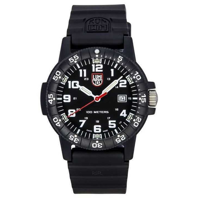 Luminox Leatherback SEA Turtle Giant Polyurethane Strap Black Dial Quartz XS.0321.L 100M Men's Watch
