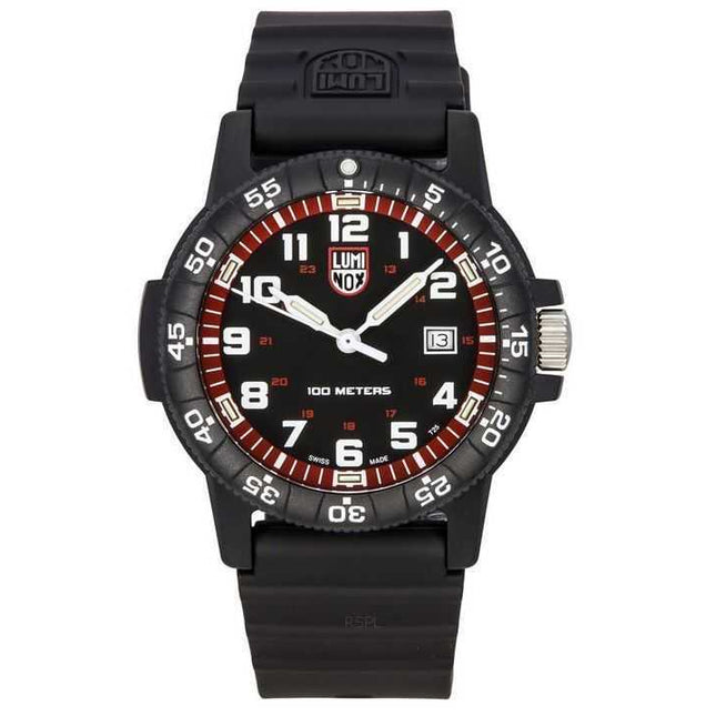 Luminox SEA Turtle Giant Plastic Strap Black Dial Quartz XS.0335 100M Men's Watch