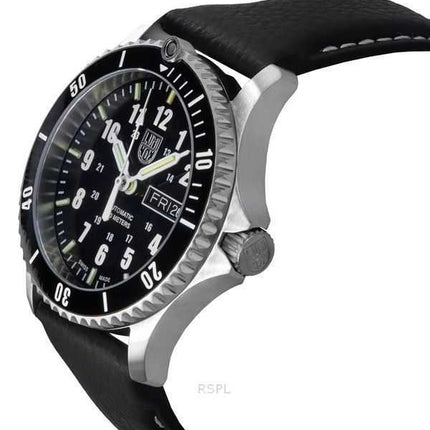 Luminox Sport Timer Leather Strap Blue Dial Automatic Diver's XS.0921 200M Men's Watch