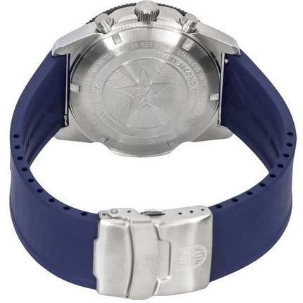 Luminox Pacific Diver Chronograph Navy Rubber Strap Black Dial Quartz Diver's XS.3143 200M Men's Watch