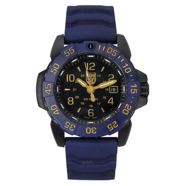 Luminox Navy SEAL Foundation Back To The Blue Black Dial Quartz Diver's XS.3255.CB.NSF 200M Men's Watch