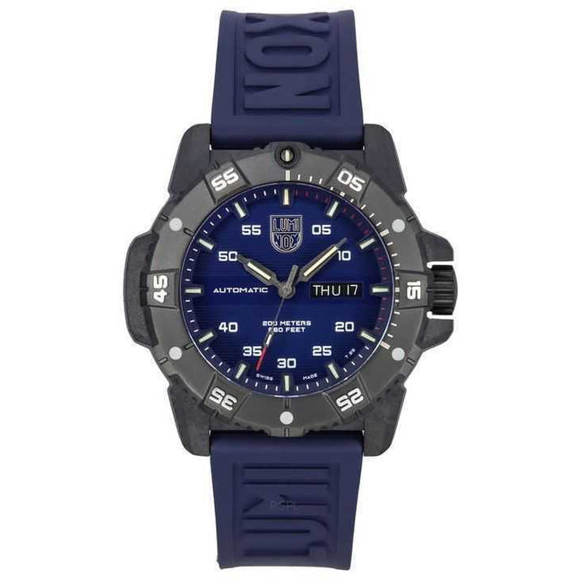 Luminox Master Carbon SEAL Rubber Strap Blue Dial Automatic Diver's XS.3863 200M Men's Watch