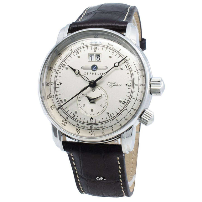 Zeppelin 100 Jahre 7640-1 76401 Quartz Tachymeter Men's Watch