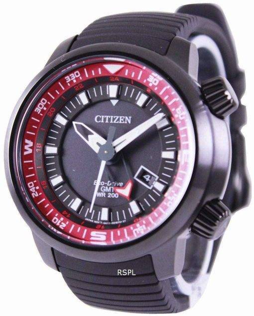 Citizen Eco-Drive GMT Divers 200M BJ7085-09E Mens Watch