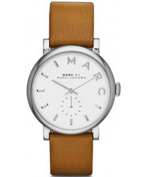 Marc By Marc Jacobs Baker White Dial Leather Band MBM1265 Womens Watch