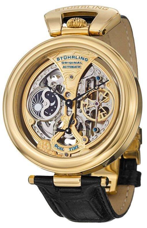 Stuhrling Original Emperor's Grandeur Automatic Dual Time 127A.333531 Mens Watch