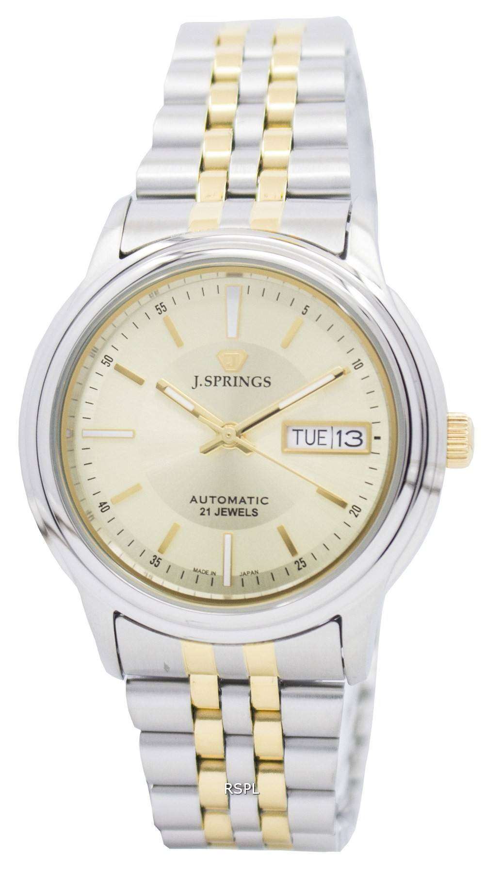  by Seiko Automatic 21 Jewels Japan Made BEB540 Men's Watch