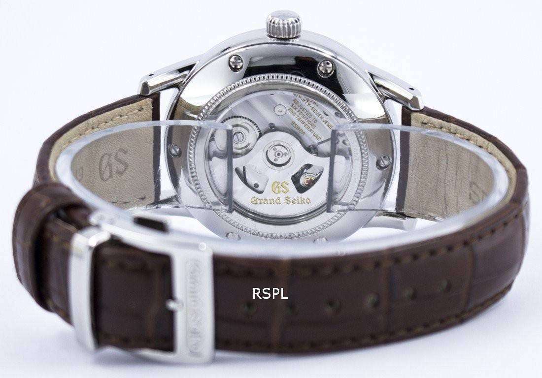 Grand Seiko HI-BEAT 36000 GMT Automatic Power Reserve 37 Jewels SBGJ017  Men's Watch