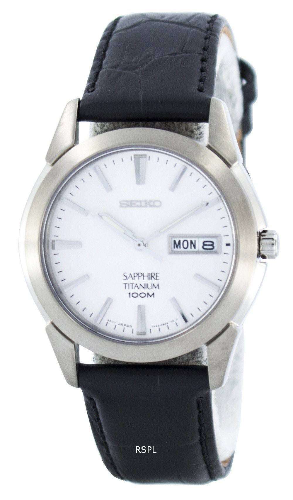 Seiko Titanium Quartz Sapphire SGG727P2 Men's Watch