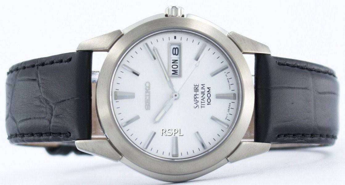 Seiko Titanium Quartz Sapphire SGG727P2 Men's Watch
