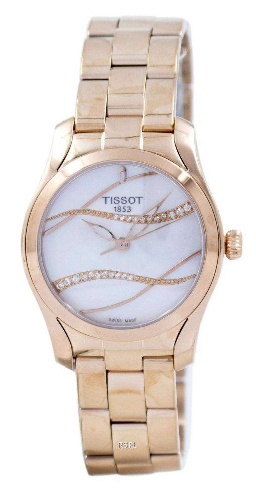 Tissot T-Lady T-Wave Quartz Diamond Accent T112.210.33.111.00 T1122103311100 Women's Watch