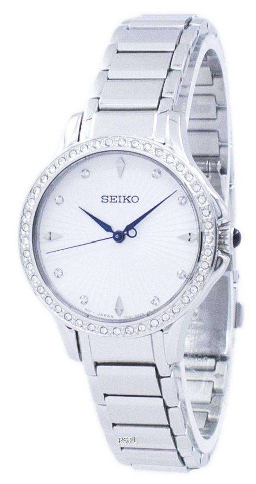 Seiko Classic Quartz Diamond Accent SRZ485 SRZ485P1 SRZ485P Women's Watch
