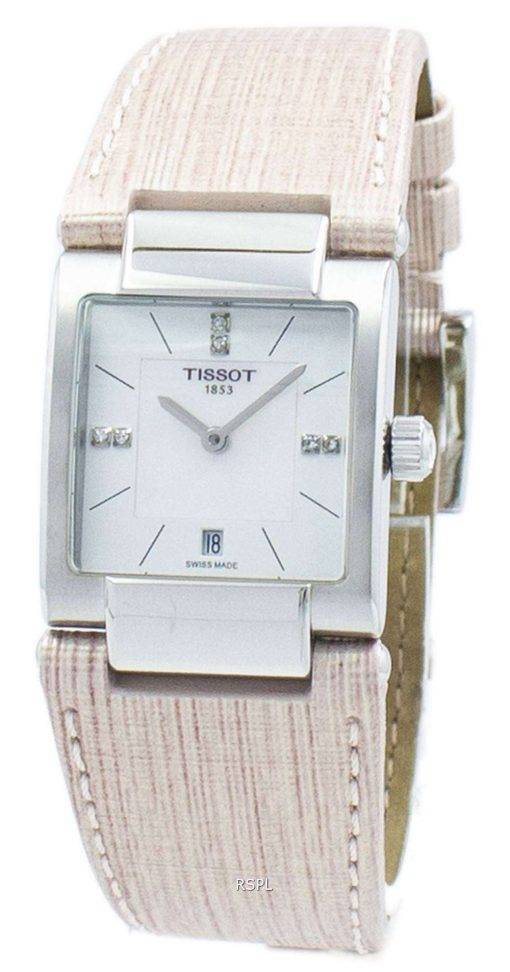 Tissot T-Lady T02 Quartz Diamond Accent T090.310.16.116.00 T0903101611600 Women's Watch