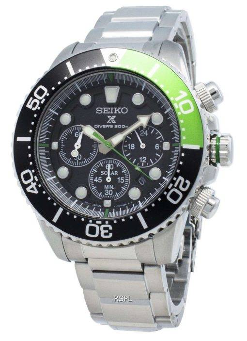 Refurbished Seiko Prospex SSC615 SSC615P1 SSC615P Solar Chronograph Diver's 200M Men's Watch