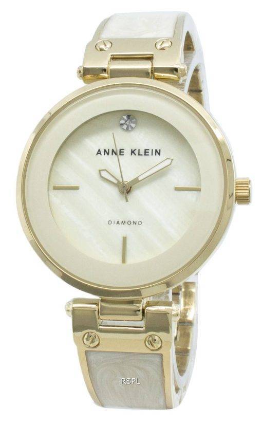 Anne Klein 2512IVGB Diamond Accents Quartz Women's Watch